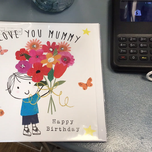 Mummy birthday card - HG
